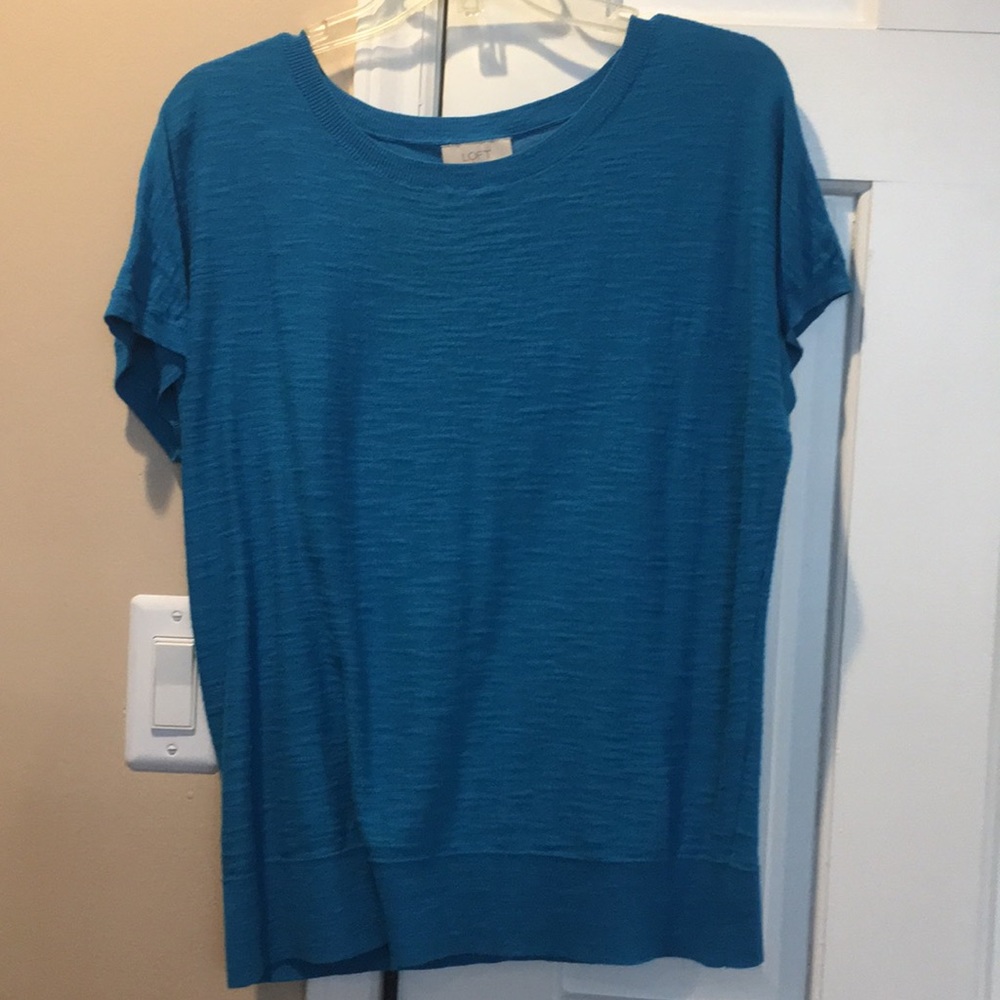 Loft outlet short sleeve sweater